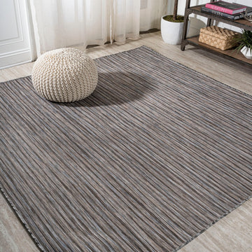 Finn Modern Farmhouse Pinstripe  Area Rug